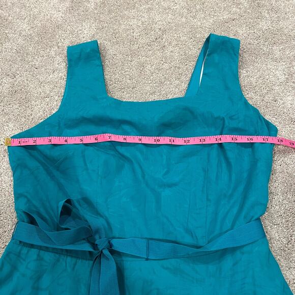 Rabbit‎ Rabbit Rabbit Women's Teal Blue Knee Length Fit and Flare Dress Size 10 - Picture 8 of 8